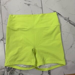 Fleo Neon Lime Athletic Shorts